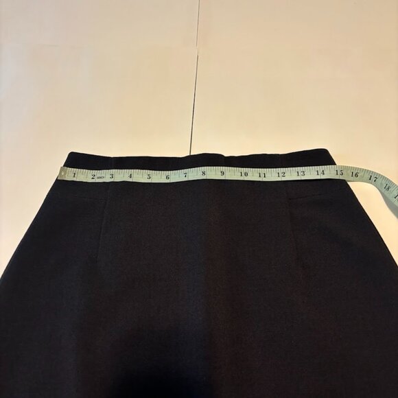 Ann Taylor Loft Midi Skirt Dark Gray Skirt Work Office Size 8 Size Medium - Picture 5 of 8
